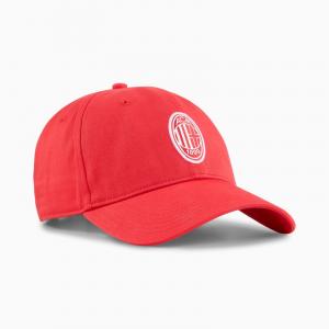 Czapka z daszkiem unisex Puma ACM FTBLARCHIVE czerwona 02595609