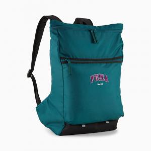 Plecak miejski unisex Puma VARSITY TOPLOADER zielony 09125102