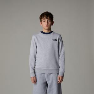 Bluza dziecięca The North Face BOX NSE REGULAR CREW szara NF0A89H7DYX