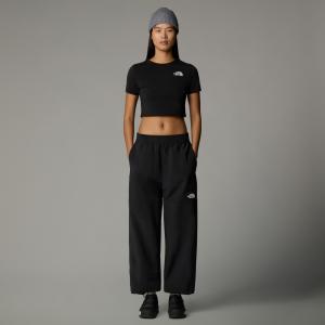 Koszulka damska The North Face ESSENTIAL CROPPED czarna NF0A55AOJK3