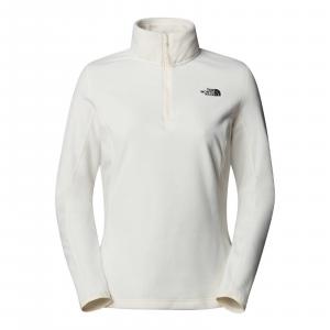 Polar damski The North Face RESOLVE FLEECE 1/4 ZIP biały NF0A4SVXQLI