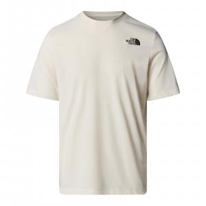 Koszulka treningowa męska The North Face FOUNDATION MOUNTAINS beżowa NF0A8BQWQLI