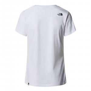 Koszulka damska The North Face S/S SIMPLE DOME biała NF0A87NHFN4