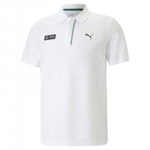 Koszulka polo męska Puma MAPF1 biała 53847803