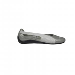 Baleriny damskie Puma SPEEDCAT METALLIC srebrne 40158101
