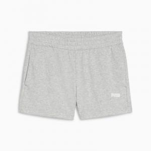 Szorty damskie Puma ESS SMALL LOGO 4 TR szare 68833004