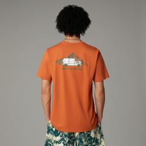 Koszulka męska The North Face OUTDOOR GRAPHIC pomarańczowa NF0A8C1Z6IG