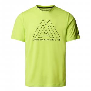 Koszulka treningowa męska The North Face MOUNTAIN ATHLETICS 24/7 zielona NF0A893ZRIQ
