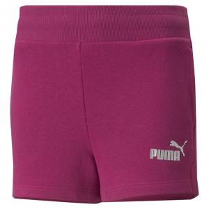 Szorty dziewczęce Puma ESS+ różowe 84696314