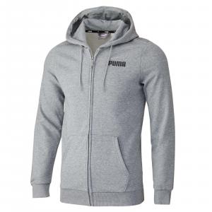 Bluza z kapturem męska Puma ESS FZ szara 84723902