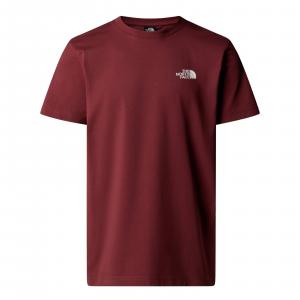 Koszulka męska The North Face SIMPLE DOME bordowa NF0A87NG0VO