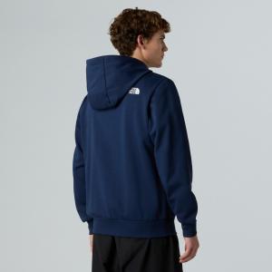 Bluza z kapturem męska The North Face SIMPLE DOME FULL ZIP granatowa NF0A89FD8K2