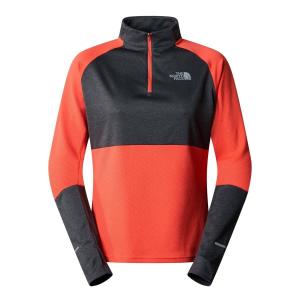 Longsleeve do biegania damski The North Face RUN pomarańczowy NF0A7SXLOU9