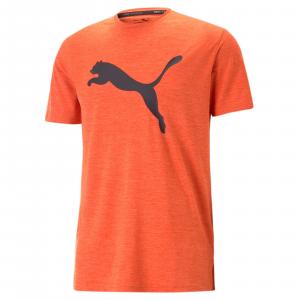 Koszulka męska Puma TRAIN FAV HEATHER CAT pomarańczowa 52235294