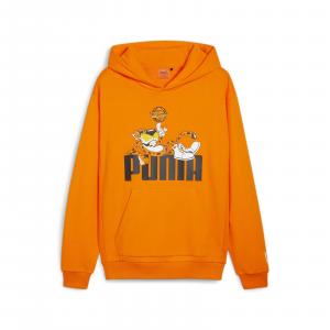 Bluza z kapturem męska Puma HOOPS X CHEETOS pomarańczowa 62586701