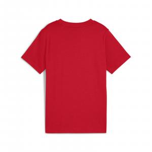 Koszulka chłopięca Puma ESS 2 COLOR NO.1 LOGO czerwona 68577811