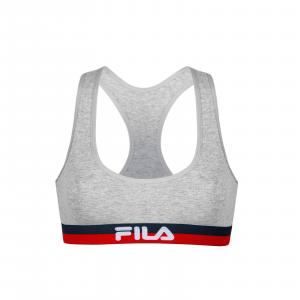 Stanik sportowy damski Fila WOMAN BRA szary FU6048-400