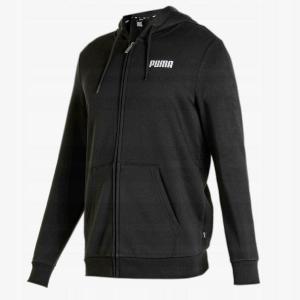 Bluza z kapturem męska Puma ESSENTIAL FULL-ZIP TR czarna 84724201