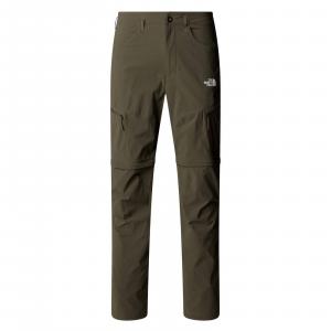 Spodnie trekkingowe męskie The North Face EXPLORATION CONV REG TAPERED zielone NF0A8BR421L