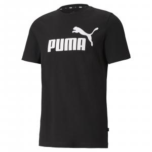 Koszulka męska Puma ESSENTIALS LOGO czarna 58666601