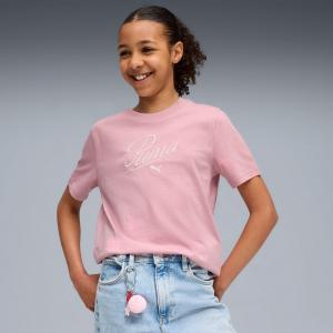 Koszulka dziewczęca Puma ESS SCRIPT różowa 68580565