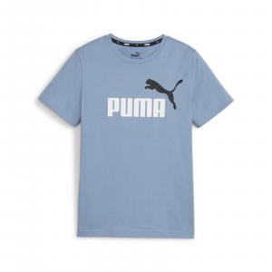 Koszulka chłopięca Puma ESS+ 2 COL LOGO niebieska 58698520