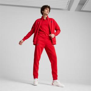 Spodnie dresowe męskie Puma FERRARI STYLE czerwone 62709502