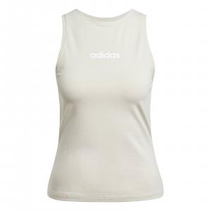 Tank top damski adidas ESSENTIALS LINEAR beżowy JC5790