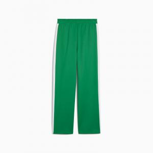 Spodnie dresowe damskie Puma T7 ALWAYS ON STRAIGHT zielone 62979786
