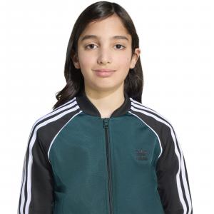 Bluza dresowa dziecięca adidas SST zielona JV8565