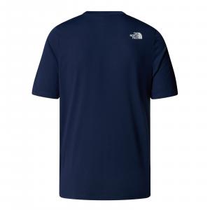 Koszulka męska The North Face BACKPACKING GRAPHIC granatowa NF0A8E1C8K2