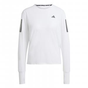 Longsleeve do biegania damski adidas OWN THE RUN biały IK7437