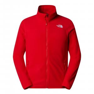 Polar męski The North Face 100 GLACIER FULL ZIP czerwony NF0A855XHCL