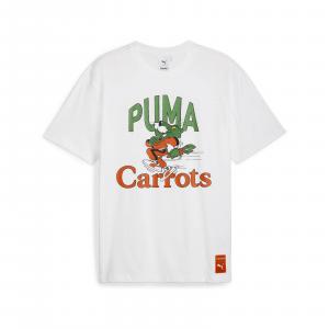 Koszulka męska Puma X CARROTS GRAPHIC biała 62744302