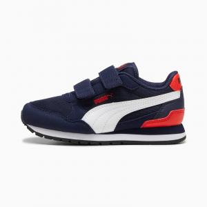 Buty sportowe dziecięce Puma ST RUNNER V4 MESH V PS granatowe 39987702