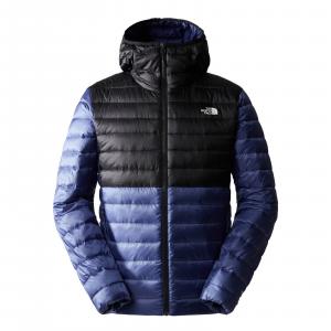 Kurtka z kapturem męska The North Face RESOLVE DOWN niebieska NF0A4M9PKMI