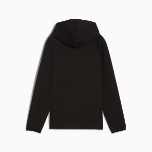 Bluza z kapturem dziewczęca Puma SPACER FZ czarna 68858401
