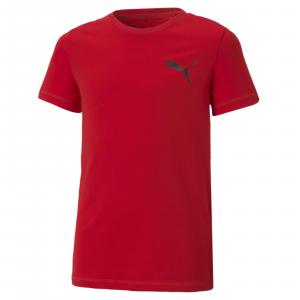 Koszulka chłopięca Puma Active Small Logo czerwona 58698011