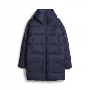 Kurtka z kapturem męska Puma PROTECTIVE DOWN COAT granatowa 67537806