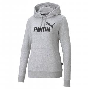 Bluza z kapturem damska Puma ESS LOGO TR szara 58679104