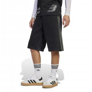 Spodenki jeansowe męskie adidas ADICOLOR FIREBIRD czarne JC6719