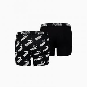 Bokserki chłopięce Puma AOP 2-PACK czarne 93552601