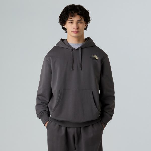 Bluza z kapturem unisex The North Face FLOWER DOME RELAXED szara NF0A8EGZRHI