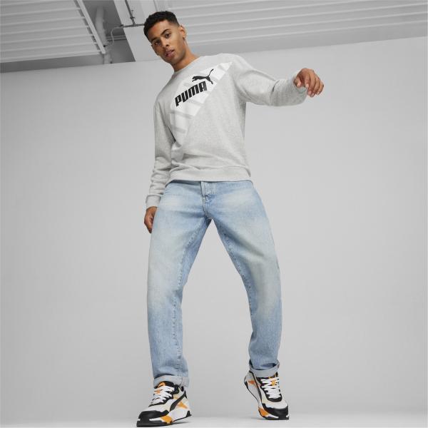 Bluza męska Puma POWER GRAPHIC TR szara 67896104