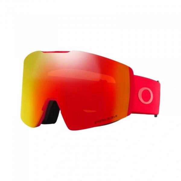 Gogle narciarskie unisex Oakley FALL LINE czerwone 7099-6500