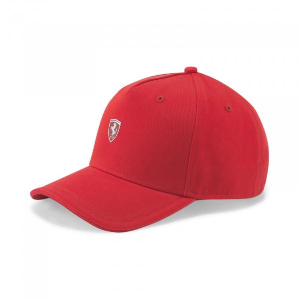 Czapka z daszkiem unisex Puma FERRARI SPTWR STYLE BB czerwona 02400602