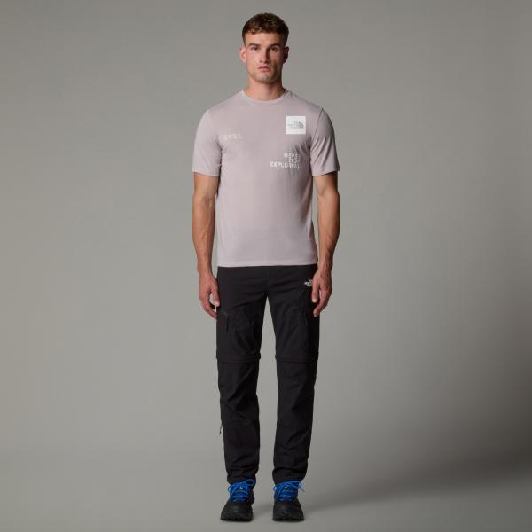 Koszulka treningowa męska The North Face MOUNTAIN FOUNDATION szara NF0A8BQX1OA