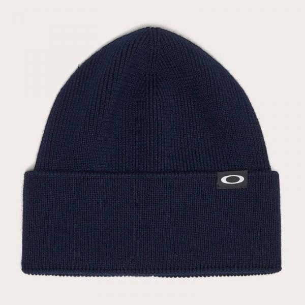 Czapka zimowa unisex Oakley CUFFED ELLIPSE RC BEANIE granatowa FOS901065-6LE