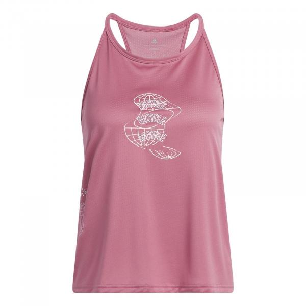 Tank top damski adidas GRAPHIC różowy HZ6006