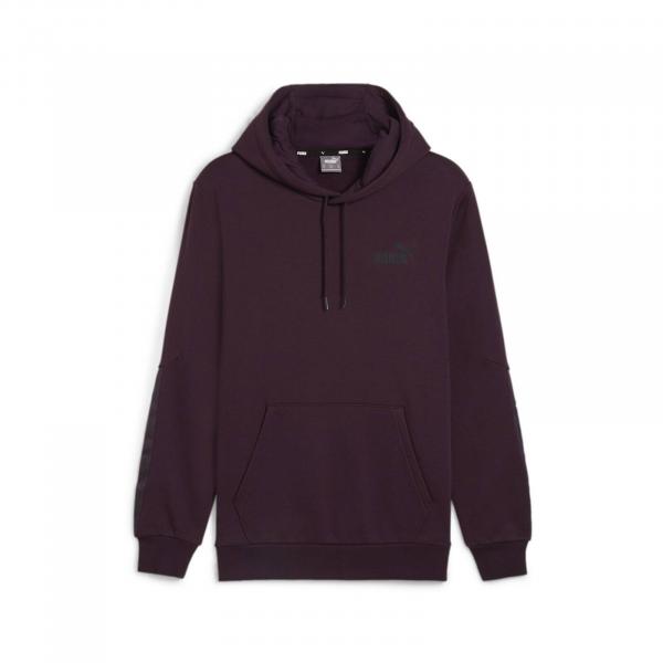 Bluza z kapturem męska Puma ESS+ TAPE FL fioletowa 84904045